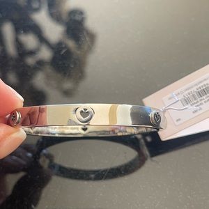 New With Tags Kate Spade Bracelet Silver Tone